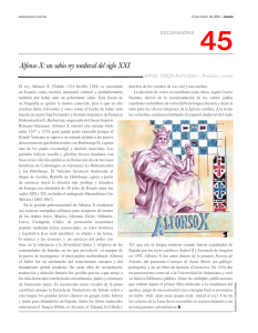Alfonso X: un sabio rey medieval del siglo XXI
