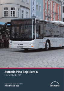 Autobús Piso Bajo Euro 6