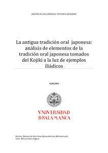 La antigua tradición oral japonesa: análisis de elementos