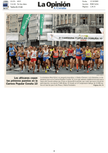 Revista de Prensa - Real Federación Española de Atletismo
