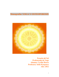 Monografía: YOGA Y OSTEOPOROSIS