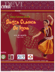 programa danza clásica india