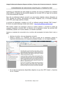 CONVERSION DE ARCHIVOS A PDF