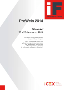 ProWein 2014 - Becas ICEX - ICEX España Exportación e Inversiones