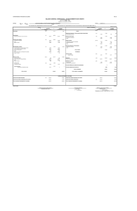 BALANCE GENERAL COMPARATIVO