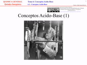 Conceptos ácido-base