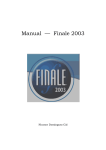 Manual - Finale 2003