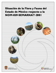 Situación de la Flora y Fauna del Estado de México Respecto a la