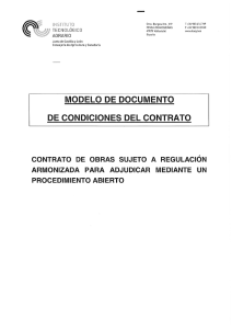 documento de condiciones del contrato