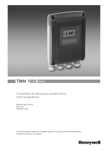 TWM 1000 Manual - Honeywell Process Solutions