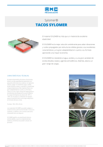 tacos sylomer - AMC Mecanocaucho