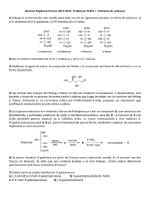 Química Orgánica II-Curso 2015-2016 Problemas TEMA 1 (Hidratos