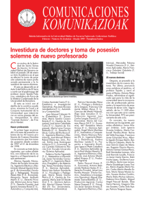 Nº 36- Febrero 1999 - Universidad Pública de Navarra