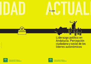 Liderazgo político en Andalucía. Percepción ciudadana y social de