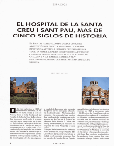 el hospital de la santa creu i sant pau, mas de cinco siglos