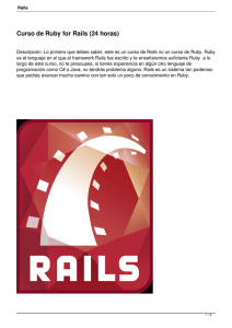 Curso de Ruby for Rails (24 horas)