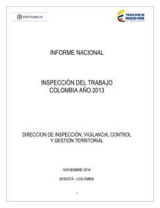 informe nacional de inspección del trabajo en