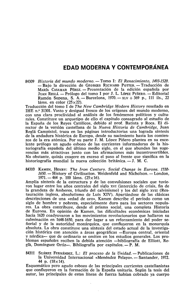 Edad Moderna V Contemporánea - 