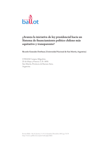 ¿Avanza la iniciativa de ley presidencial hacia un Sistema