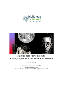 Clara y la penumbra de José Carlos Somoza