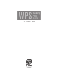 Vol. 1, núm. 1, 2015 - Conferencia Interamericana de Seguridad