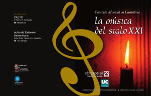 Creación Musical En Cantabria: La Música Del Siglo XXI