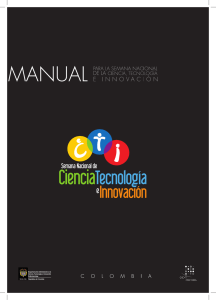 Anexo 3 Manual Semana nacional de la CT+I