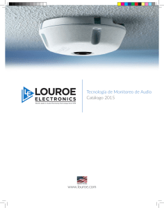 Tecnología de Monitoreo de Audio Catálogo 2015