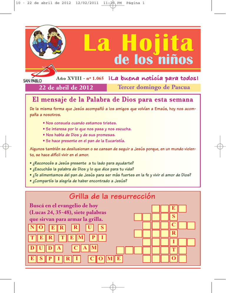 La Hojita De Los Niños