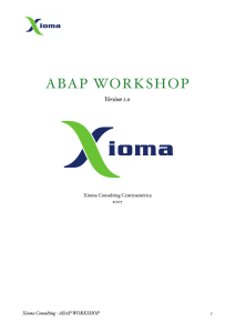 abap workshop - Discover. Share. Present
