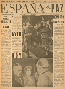 España y la paz Año I, núm. 2, 1 de septiembre de 1951