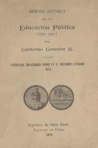 MEMORIA HISTORICA - Biblioteca del Congreso Nacional de Chile