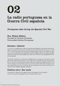La radio portuguesa en la Guerra Civil española