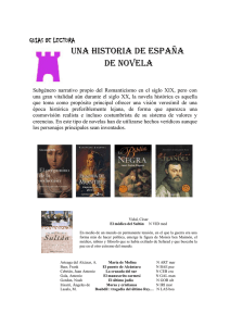 UNA Historia de España DE Novela
