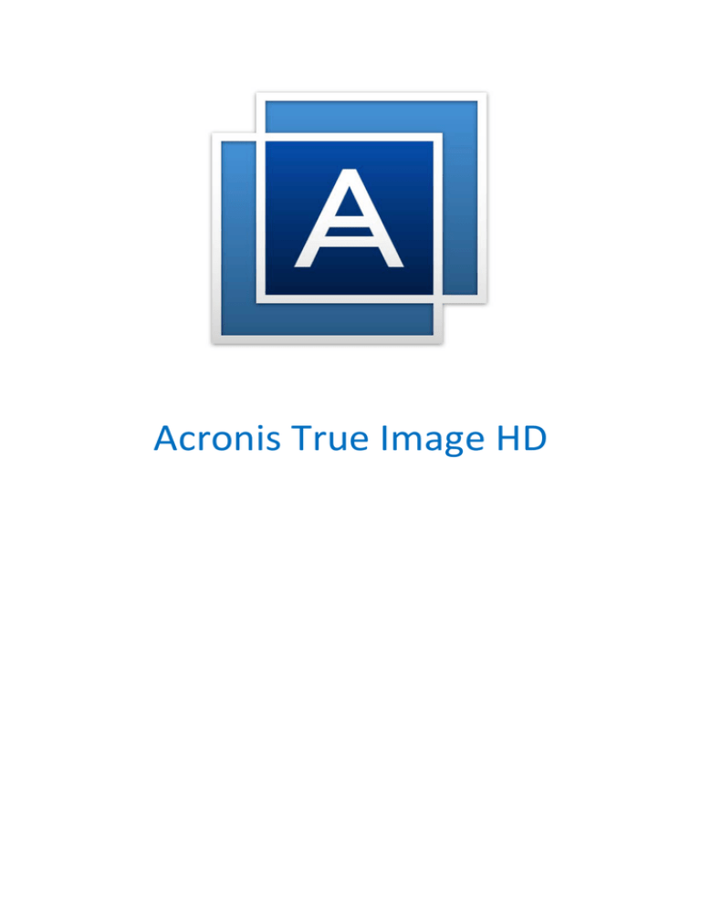 acronis true image hd hp laptop