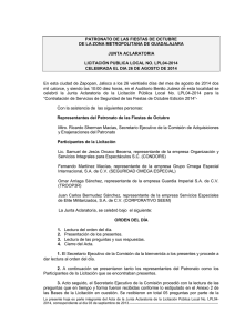 Junta Aclaratoria - Licitacion Publica Local No. LPL04-2014