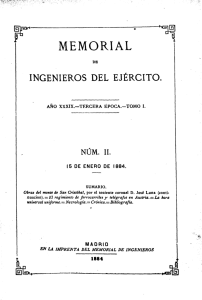 Revista Memorial de Ingenieros del Ejercito 18840115