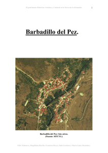 Nueva información sobre Barbadillo del Pez y su patrimonio.