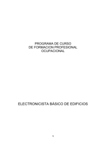 ELECTRONICISTA BÁSICO DE EDIFICIOS