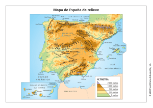 Mapas del relieve de España