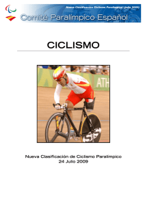 ciclismo - Comité Paralímpico Español