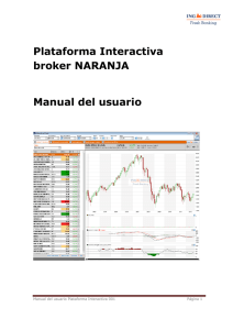 Plataforma Interactiva broker NARANJA Manual del