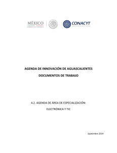 4.1 Agenda del área Electrónica y TIC