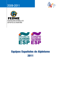 Equipos Españoles de Alpinismo EEA-ENFA enero2011