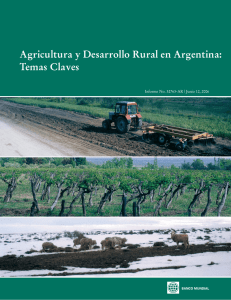 Agricultura y Desarrollo Rural en Argentina