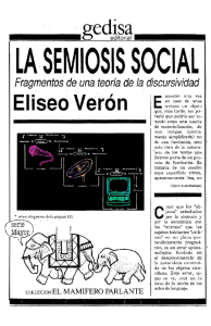 La semiosis social - Epistemología de la Comunicación