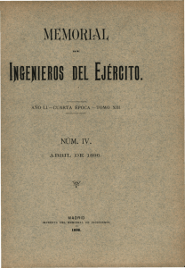 Revista Memorial de Ingenieros del Ejercito 18960401