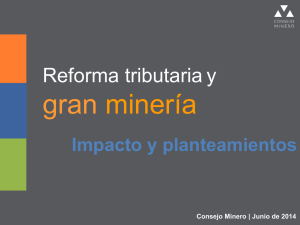 Diapositiva 1 - Consejo Minero