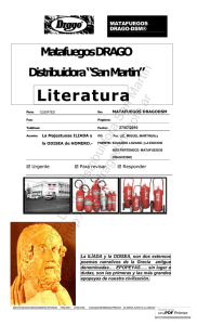 Literatura - Distribuidora San Martín de Matafuegos Drago