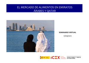 Seminario virtual agroalimentario EAU y Catar